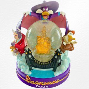 Very Rare Disney DARKWING Duck Musical Lighted Collectors Snow Globe